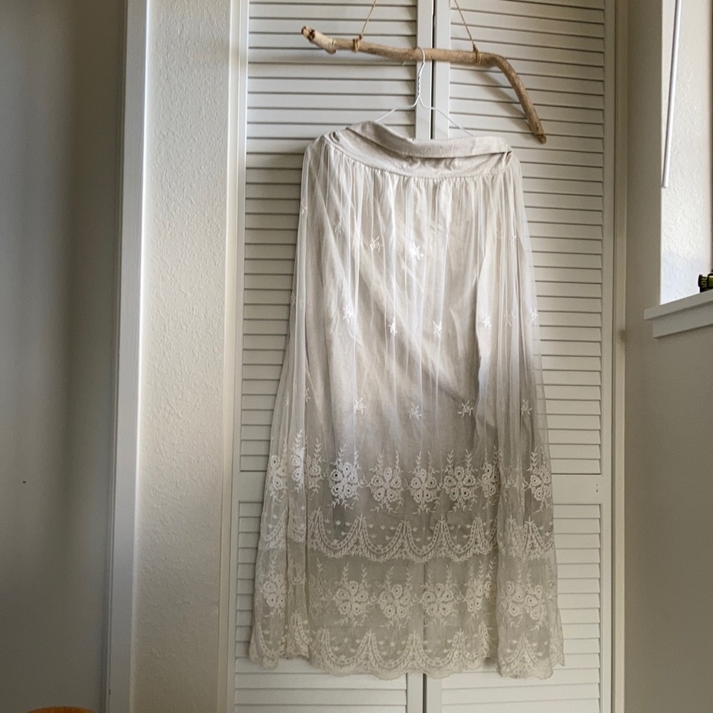 Sundance Embroided Maxi Skirt